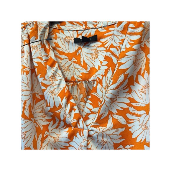 Alfani Sleeveless Blouse Women’s Plus Size 2XL V-Neck Hi Low Hem Turquoise - Picture 3 of 10